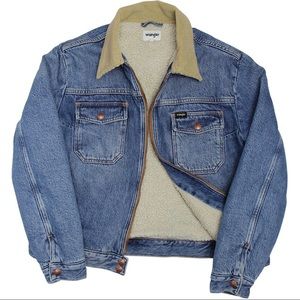 Wrangler Sherpa Lined Denim Jacket